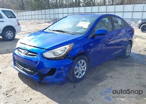 2013 Hyundai Accent Gls из США, поврежденный, VIN KMHCT4AE3DU477800